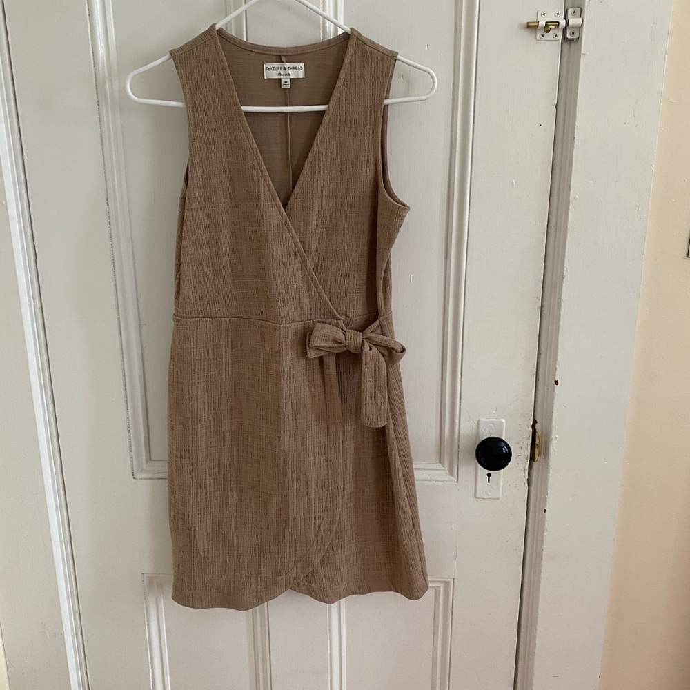 Madewell Texture & Thread Wrap Dress